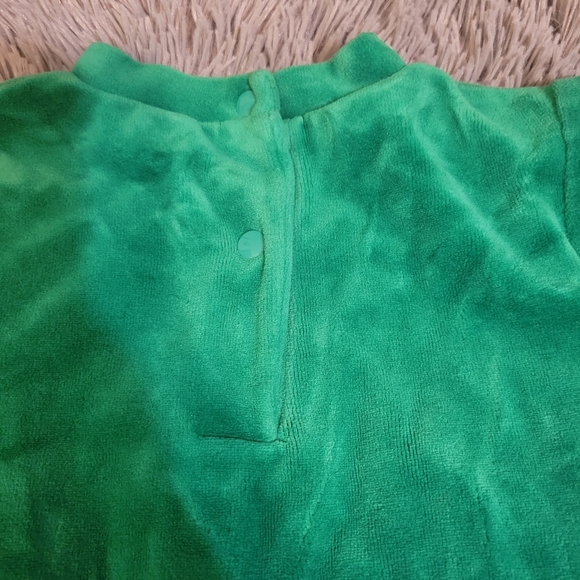 Velour "Santas Helper" One Piece Outfit - Picture 6 of 8